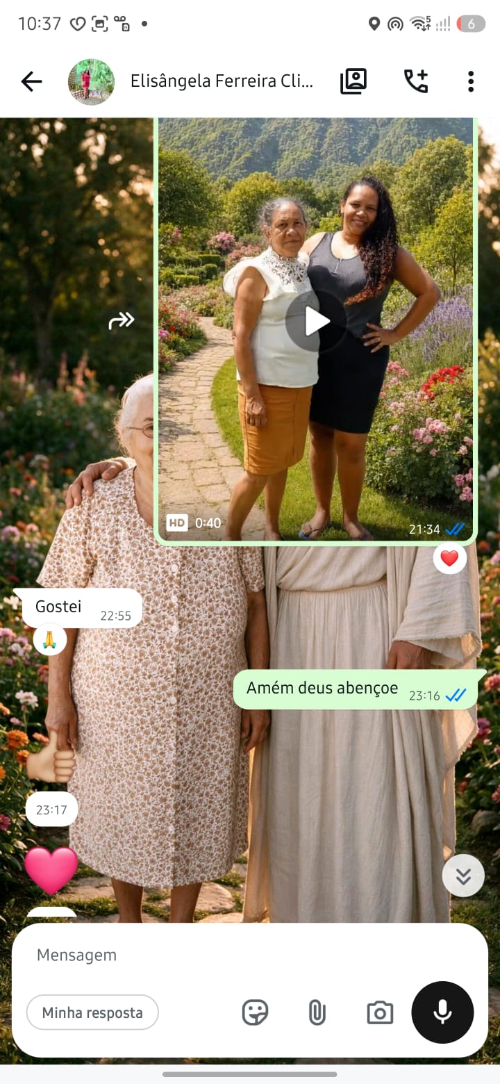 Depoimento da cliente Elisângela